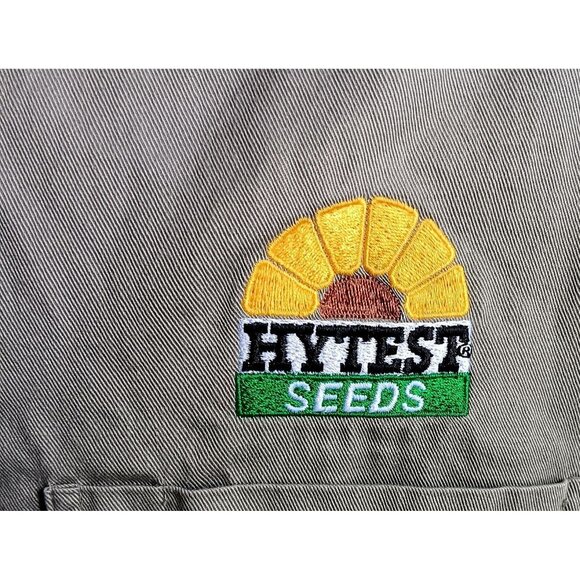 Vintage Men's XL Farmer Shirt Swingster Embroidered Hytest Seeds Swag Logo - Picture 3 of 5